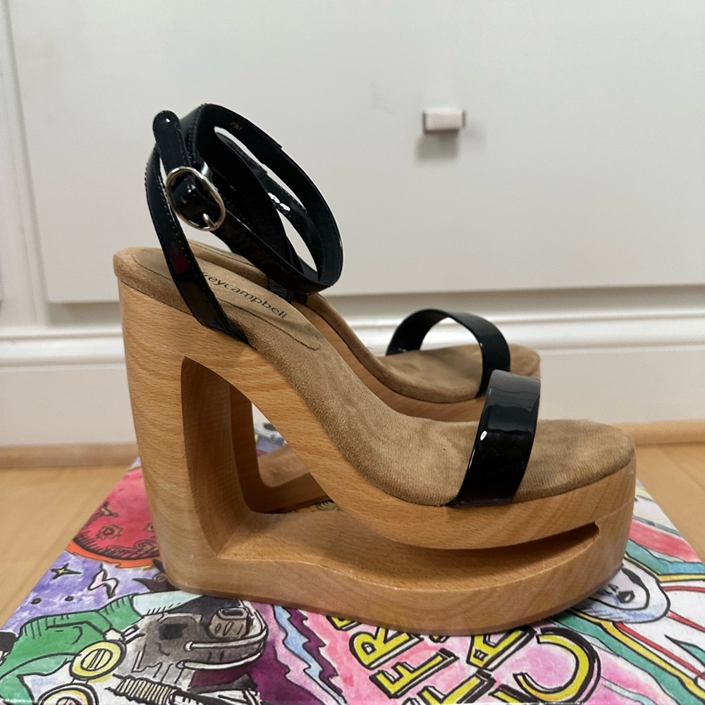 JEFFERY CAMPBELL CUTOUT WEDGES